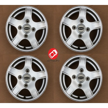 4 PIECES ALLOY WHEEL RIM 13" MICROCAR MC1 MC2