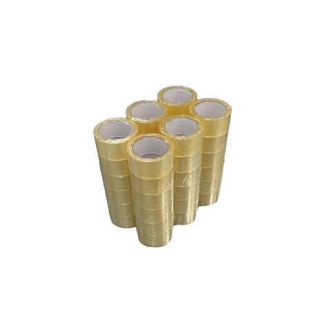 36 ROLLOS DE CINTA DE EMBALAJE TRANSPARENTE SCOTCH 50mm x 66mt